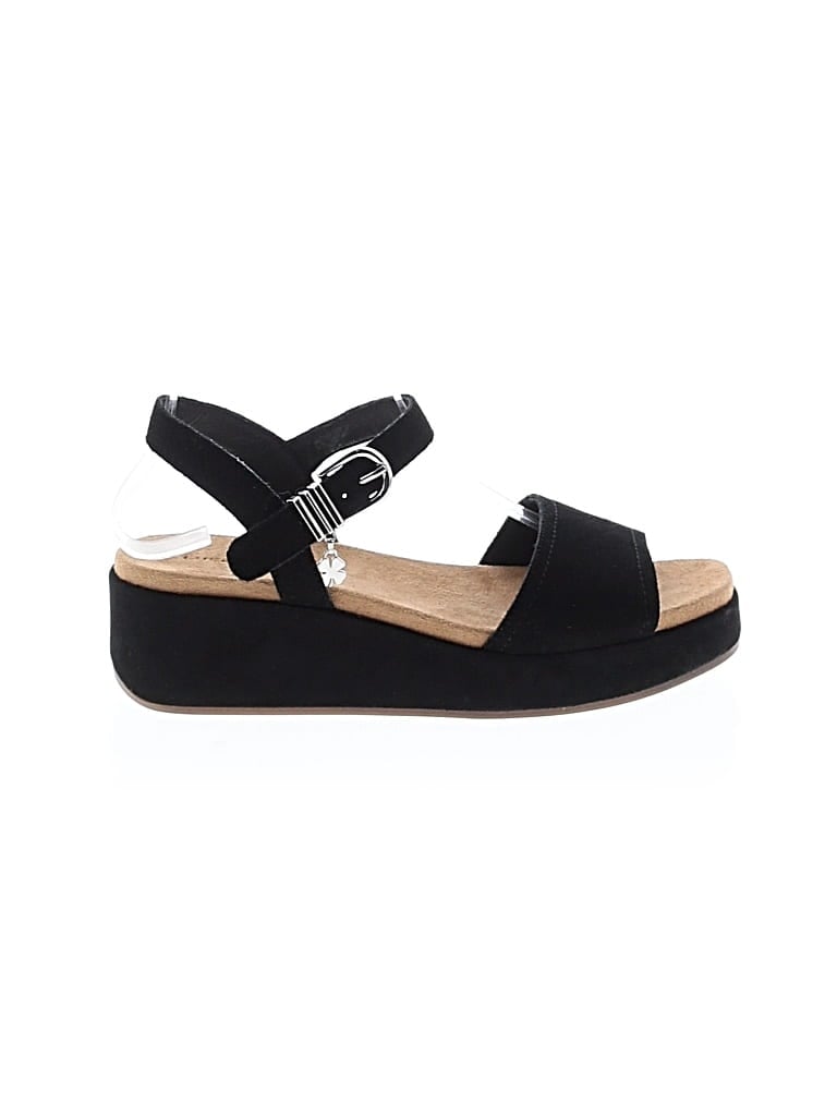 Pre-owned Lucky Brand Sandals In Black