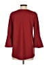 Tibi Burgundy 3/4 Sleeve Top Size XS - photo 2