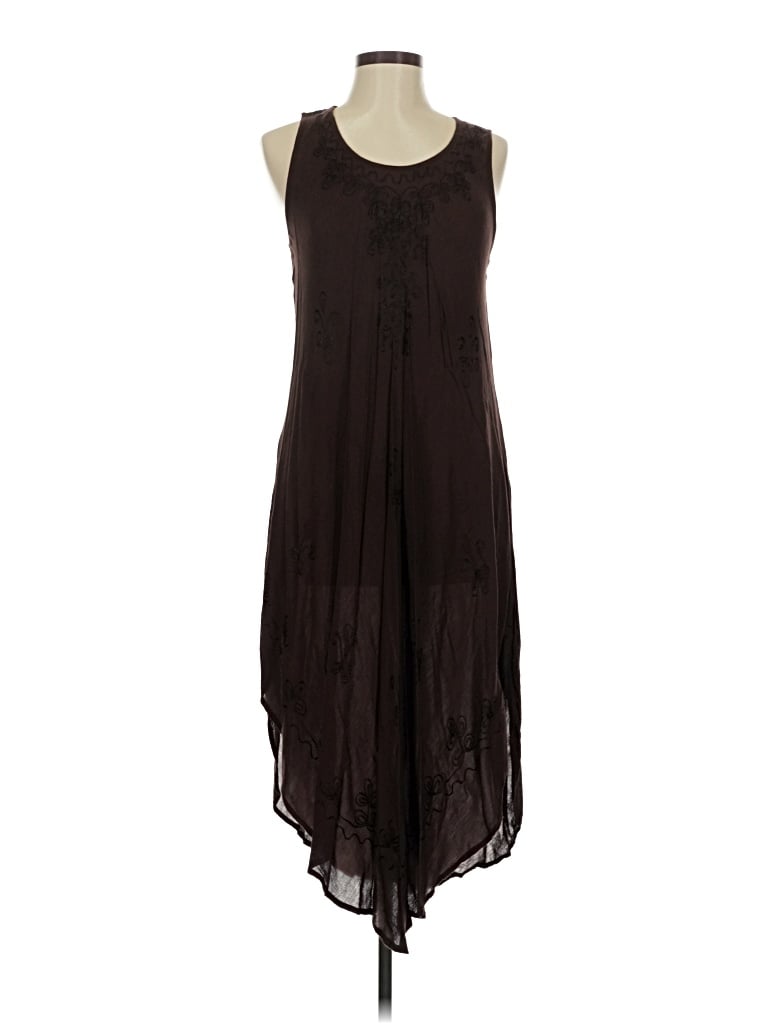 Pre-owned Newport News Casual Dress In Brown