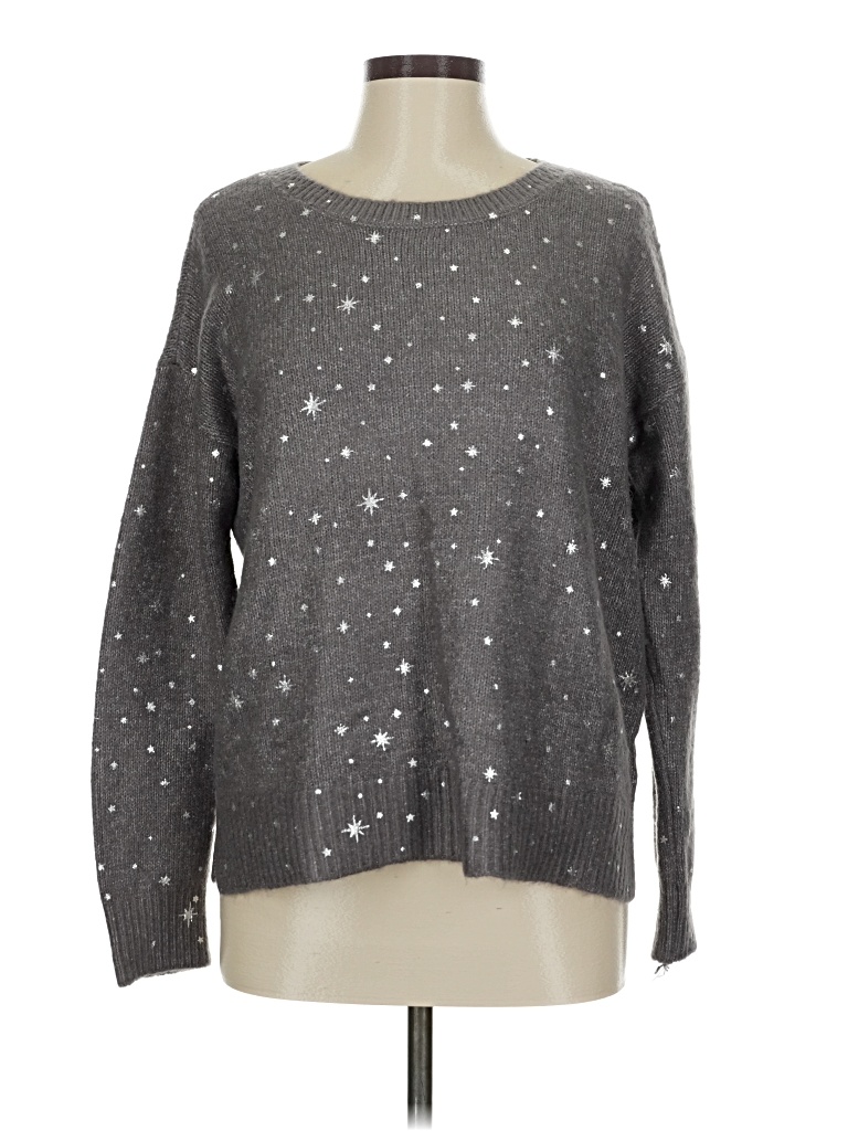 Pre-owned Maurices Pullover Sweater In Silver