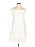 Express 100% Cotton White Cocktail Dress Size L - photo 1