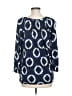 MICHAEL Michael Kors Blue 3/4 Sleeve Blouse Size M - photo 2