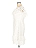 Express 100% Cotton White Cocktail Dress Size L - photo 5