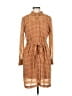 Calvin Klein 100% Polyester Brown Kimono Size 6 - photo 1