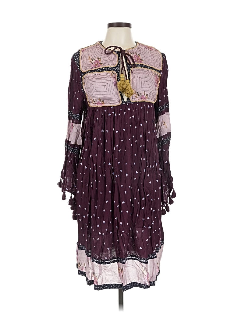 Pre-owned Seen Worn Kept Casual Dress In Purple