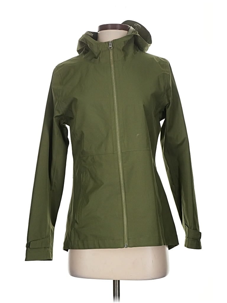 Pre-owned Time And Tru Zip Up Hoodie In Green