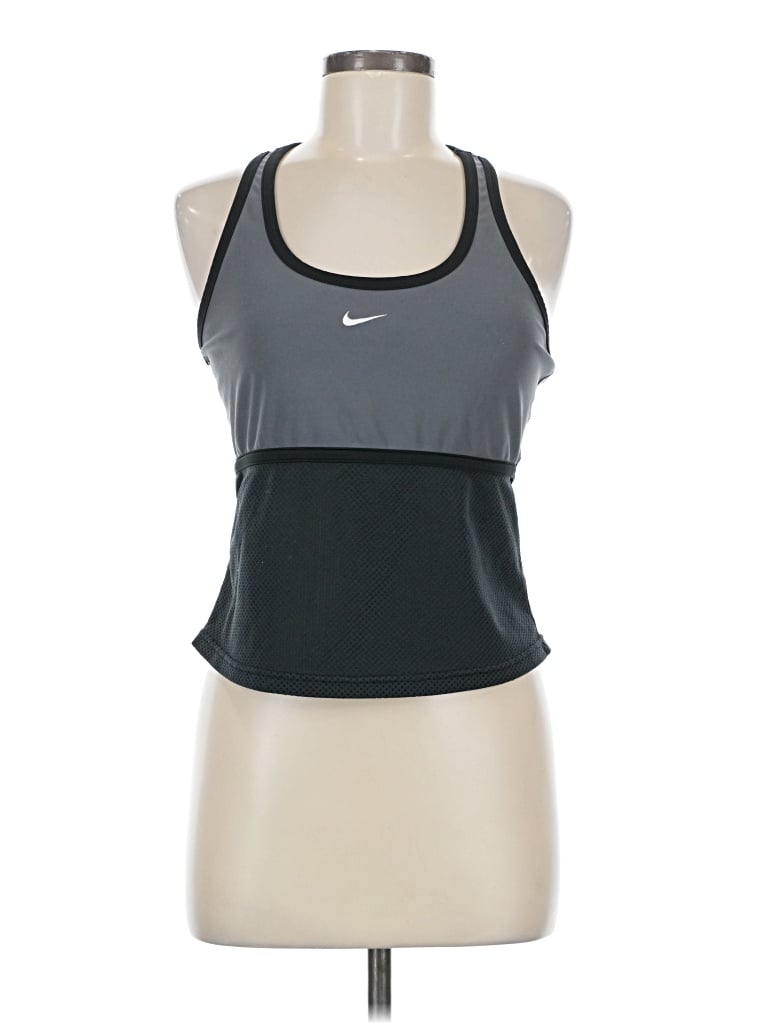 Pre-owned Nike Active Tank Top In Gray