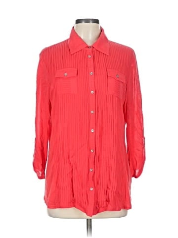 Nurture 3/4 Sleeve Button-Down Shirt (view 1)