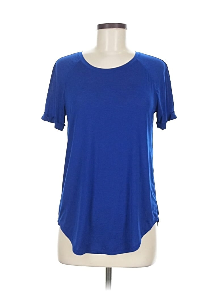 Pre-owned Lululemon Athletica Active T-shirt In Blue