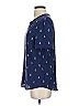 Equipment Blue Short Sleeve Top Size S - photo 5