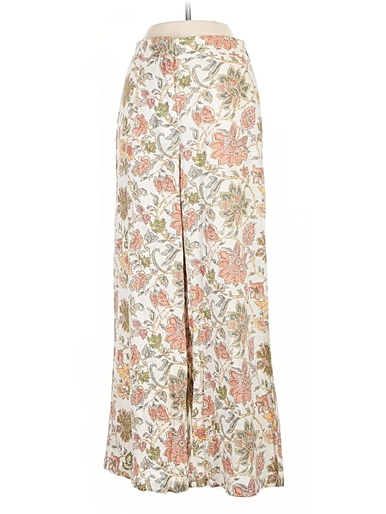 Pre-owned Mng Linen Pants In White