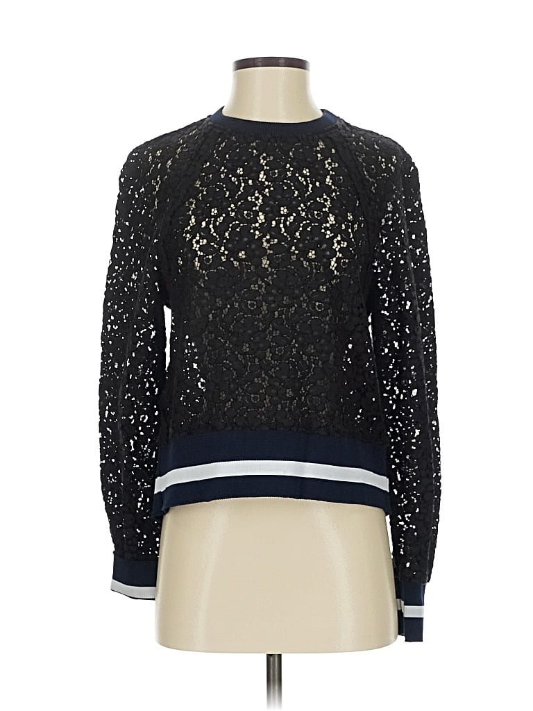 Pre-owned Zara Pullover Sweater In Black