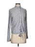 Banana Republic Stripes Gray Long Sleeve Blouse Size S - photo 1