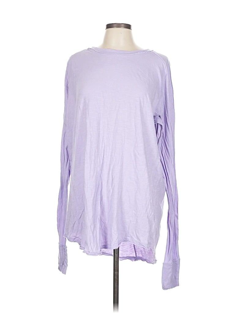 Pre-owned We The Free Long Sleeve T-shirt In Purple