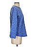 Karen Scott Sport 100% Polyester Blue Pullover Sweater Size XS - photo 4