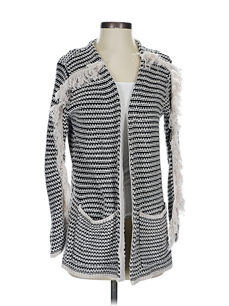 Pre-owned Knox Rose Cardigan Sweater In Silver