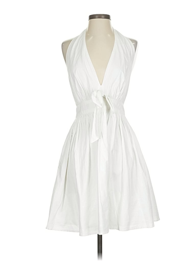 Pre-owned Venus Cocktail Dress In White
