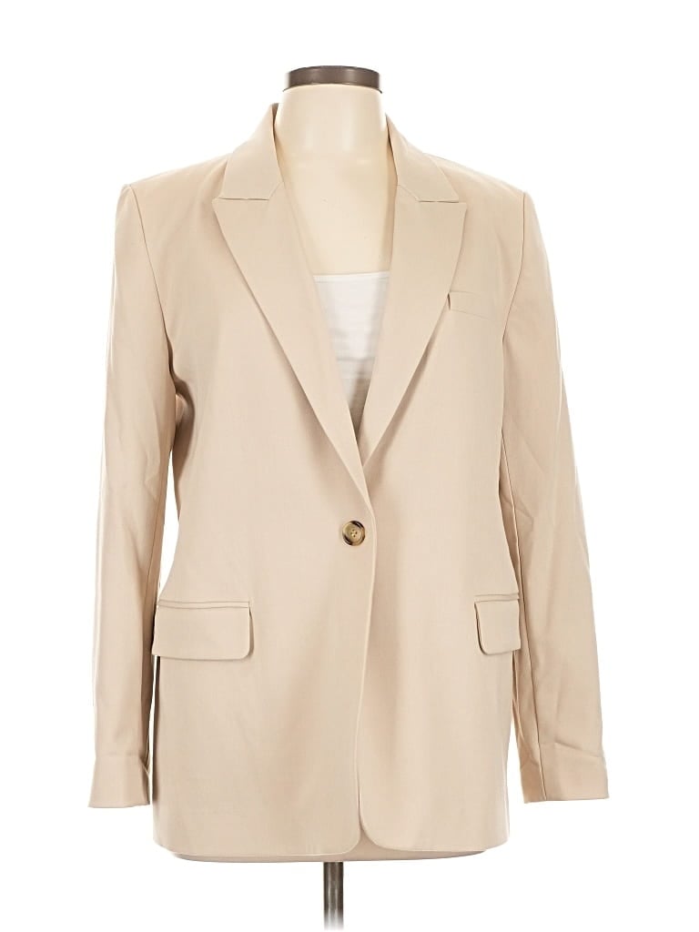 Pre-owned Halogen Blazer Jacket In Brown