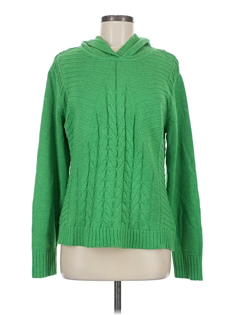 Pre-owned Cabi Pullover Sweater In Green