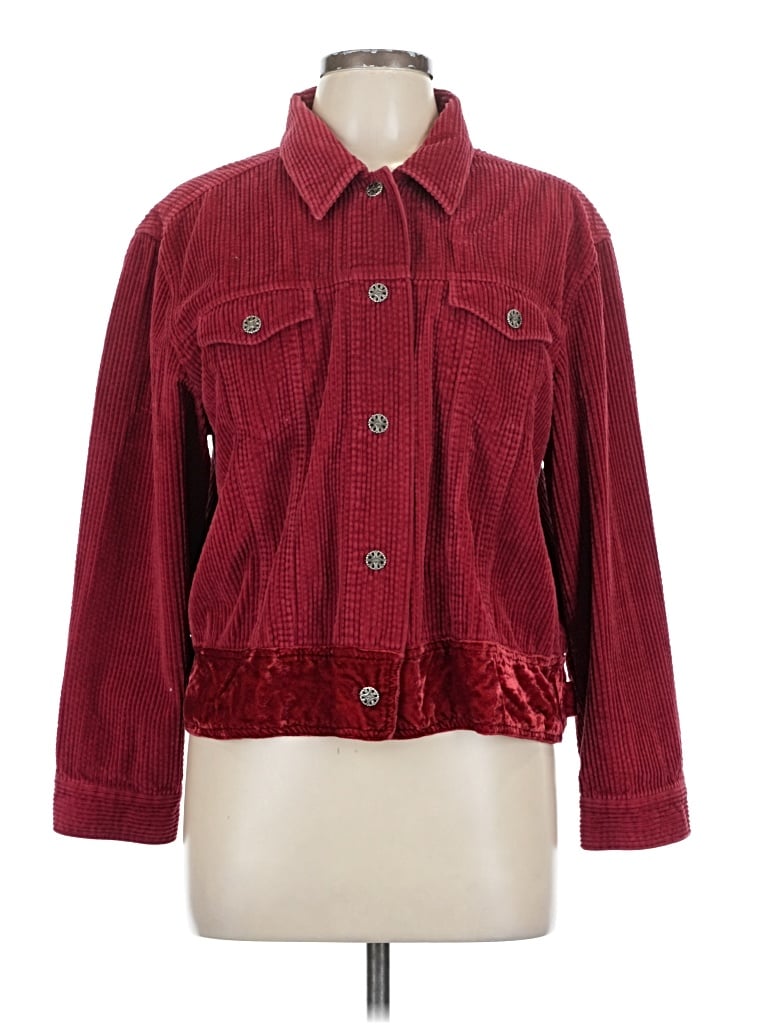 Pre-owned Jjill Jacket In Red