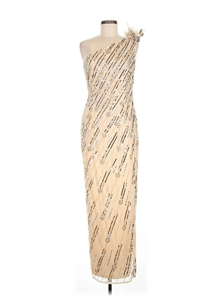 Mac Duggal Cocktail Dress In Gold