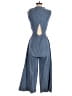 J.Crew 100% Cotton Solid Blue Jumpsuit Size 00 - photo 2