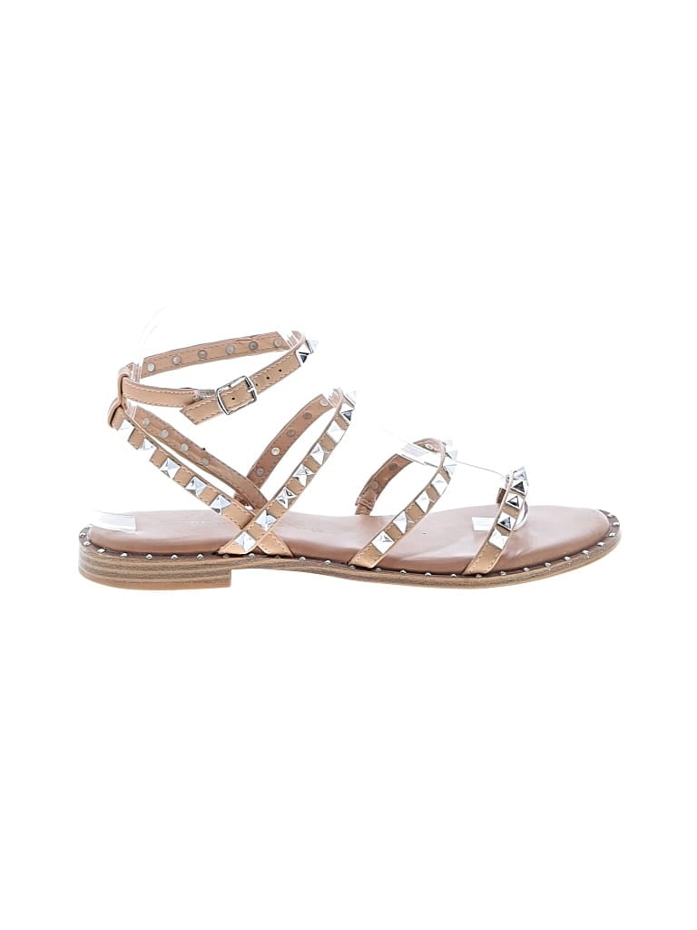 Pre-owned Cushionaire Sandals In Brown