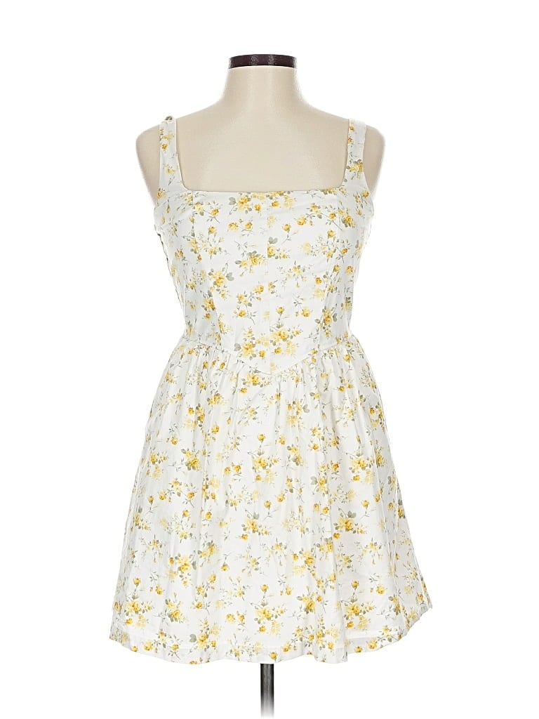 Pre-owned Altar'd State Cocktail Dress In White