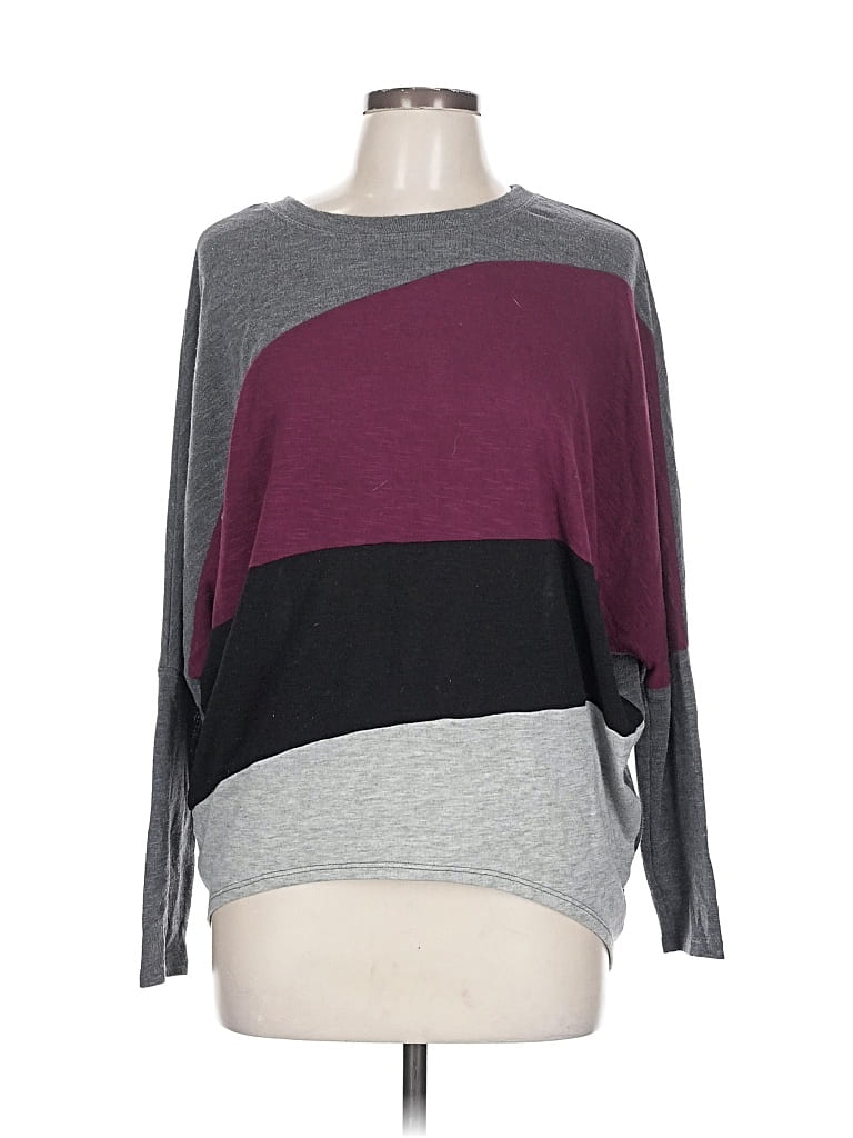 Pre-owned Bcx 3/4 Sleeve T-shirt In Gray