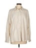 Splendid Solid Ivory Long Sleeve Button-Down Shirt Size L - photo 1