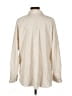 Splendid Solid Ivory Long Sleeve Button-Down Shirt Size L - photo 2
