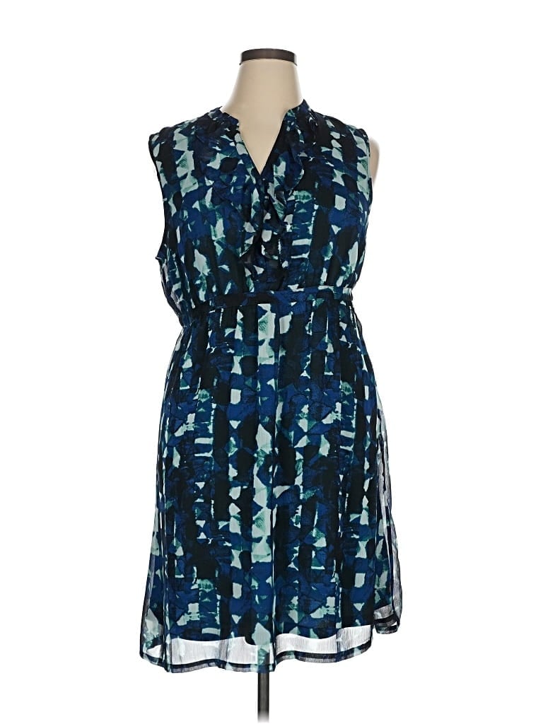 Pre-owned Merona Casual Dress In Blue