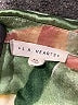 LA Hearts Print Green Long Sleeve Blouse Size XS - photo 7