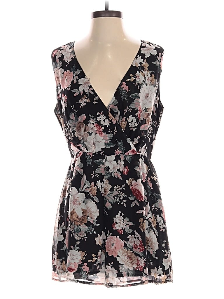 Pre-owned Alythea Romper In Black