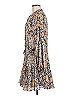 VICI 100% Polyester Print Brown Casual Dress Size M - photo 5