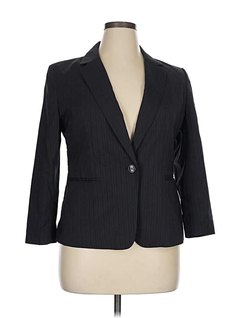Pre-owned Ann Taylor Factory Blazer Jacket In Black