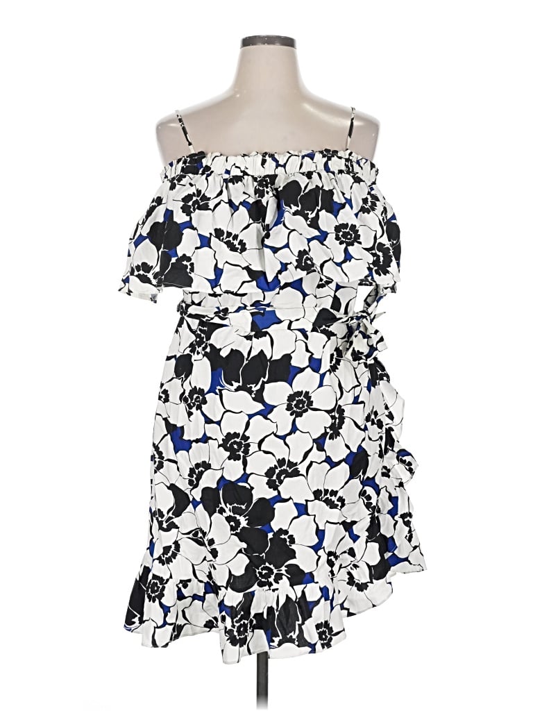 Pre-owned Who What Wear Cocktail Dress In Blue