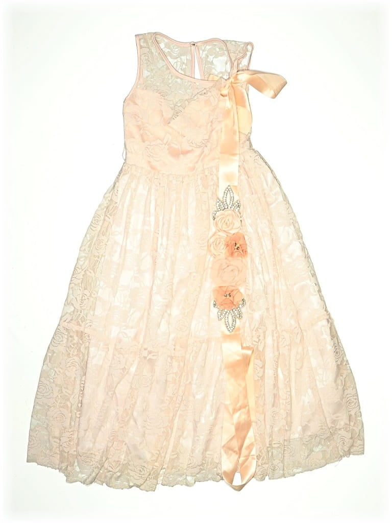 UNBRANDED Pre-owned Kids' Dress In White