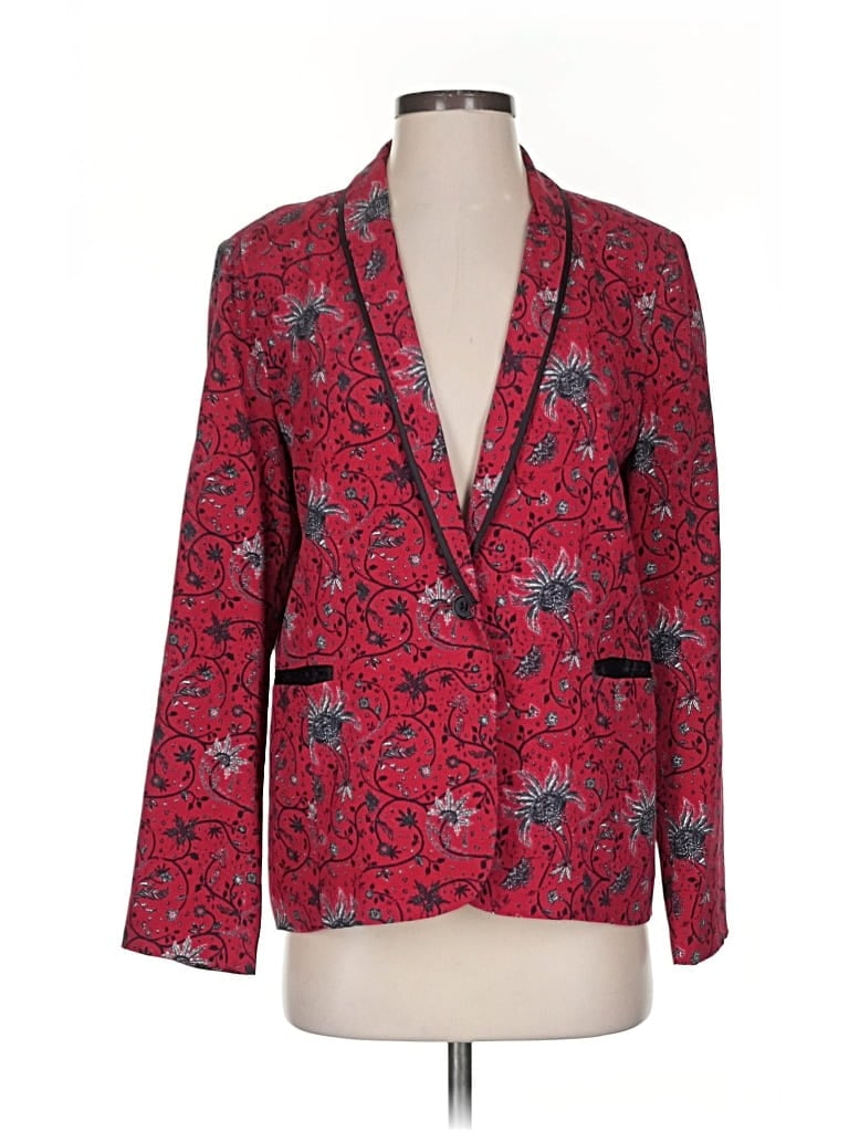 Pre-owned Berenice Blazer Jacket In Red