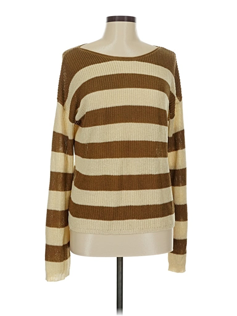 Pre-owned Mystree Pullover Sweater In Brown