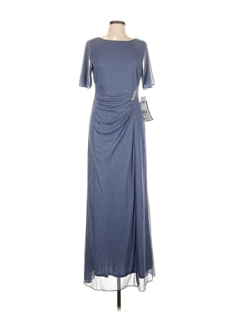 Pre-owned Slny Casual Dress In Blue