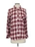 Rails 100% Rayon Plaid Red Long Sleeve Button-Down Shirt Size M - photo 1