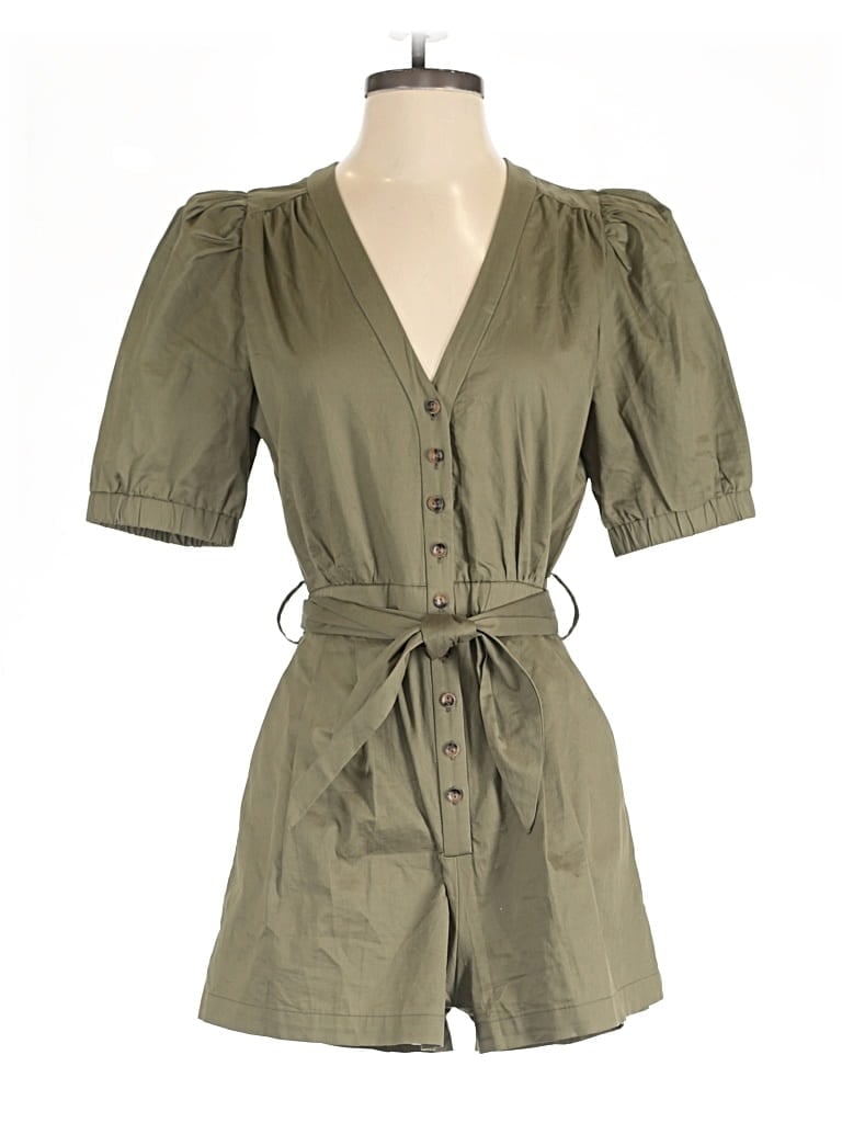 Pre-owned Aqua Romper In Green
