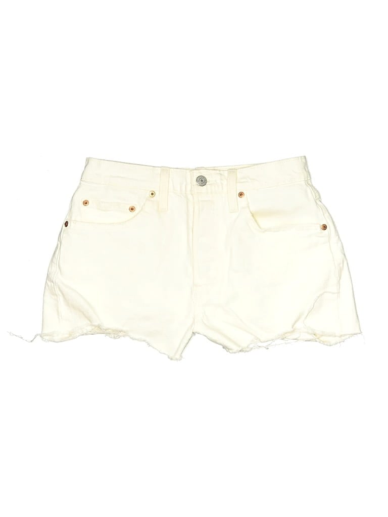 Pre-owned Levi's Shorts In White