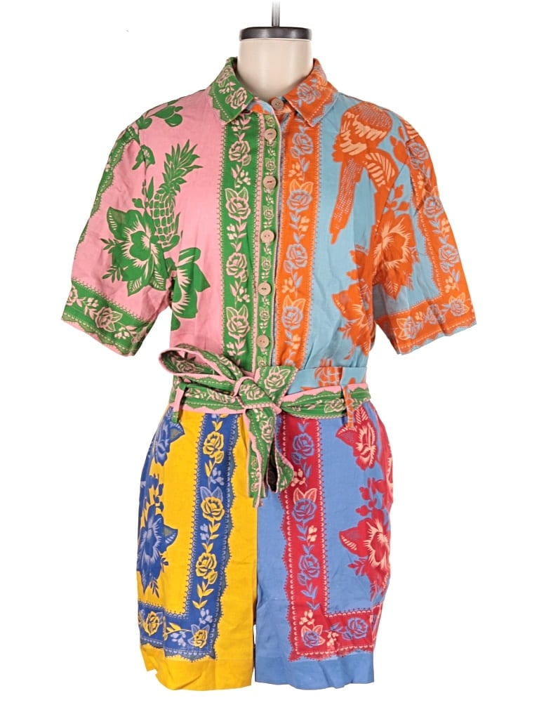 Farm Rio Romper In Orange