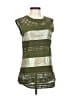 J.Crew Collection 100% Metallic Green Sleeveless Blouse Size 0 - photo 1