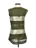 J.Crew Collection 100% Metallic Green Sleeveless Blouse Size 0 - photo 2