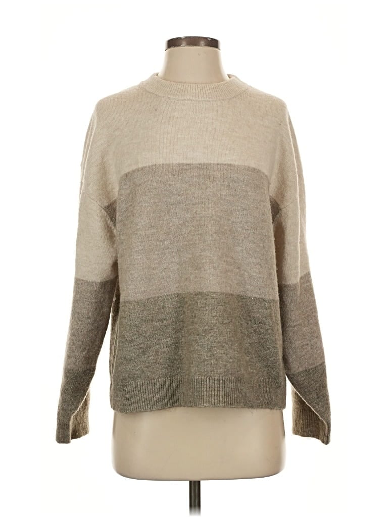Pre-owned H&m Pullover Sweater In Brown