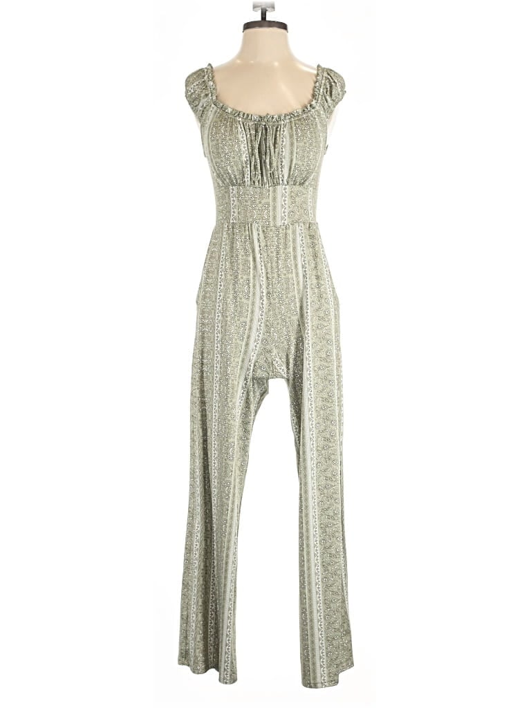 Pre-owned Derek Heart Jumpsuit In Silver