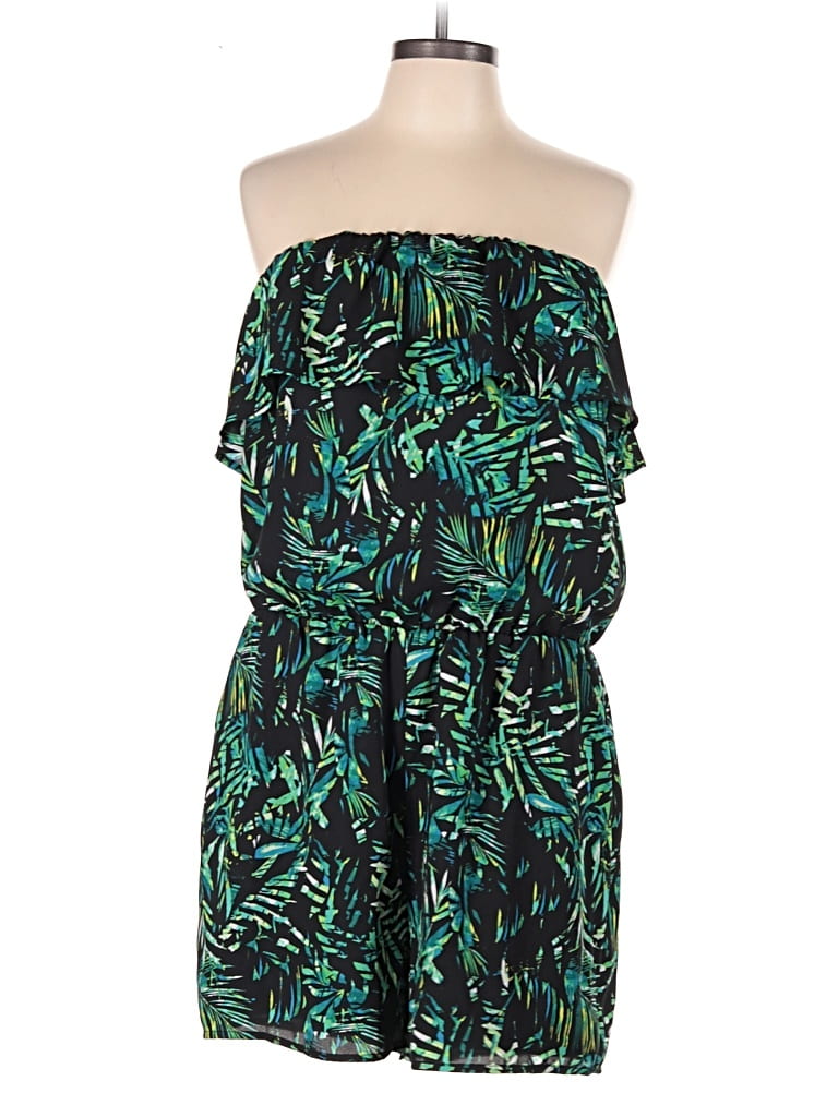 Pre-owned Decree Romper In Green